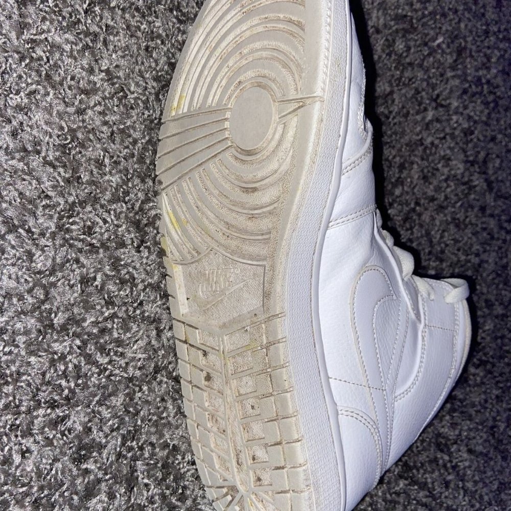 Jordan Triple White Mid Mens 10.5